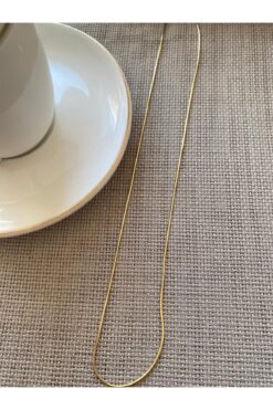 XUPING JEWELRY ÇELİK KARARMAZ GOLD ZARİF KOLYE 44 CM