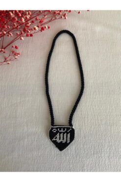 Handmade KUM BONCUK EL İŞİ SİYAH MUSKALIK