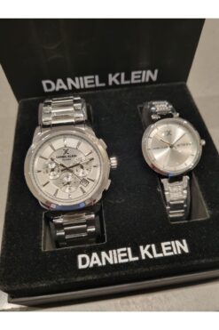 Daniel Klein Çelik Bilezik Metalik Sevgili Kol Saati Seti