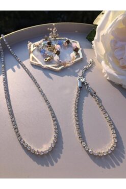 Everglow Jewelry Premium Su Yolu Bileklik Ve Kolye Seti