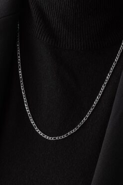 ByFlorya Jewelry Çelik İnce Figaro Zincir Kolye Kararmaz 3mm Unisex