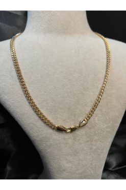 Fam&Co Jewelry Kadın Rose Gold Xuping Kalın Zincir Kolye – Suya Dayanıklı Modern Model