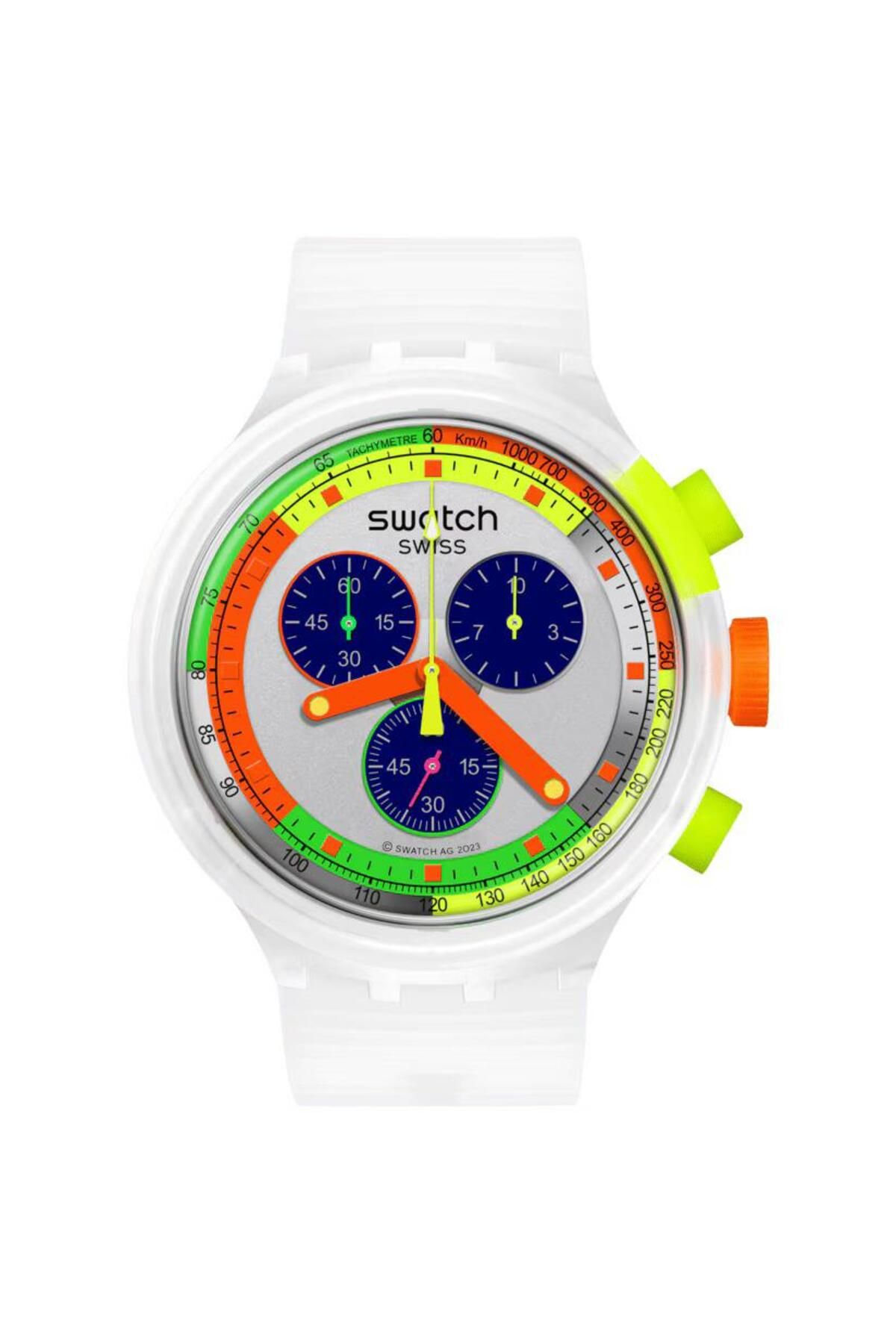 Swatch Neon Jelly Sb02k100 Kol Saati