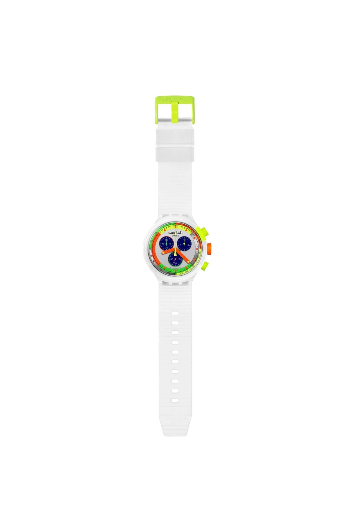 Swatch Neon Jelly Sb02k100 Kol Saati - Görsel 2