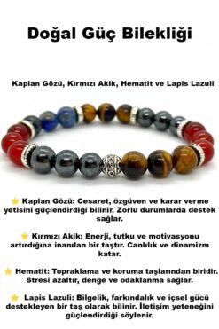 Perlavita Doğal Taş Çakra Bileklik Mistik Denge ve Elementsel Şıklık