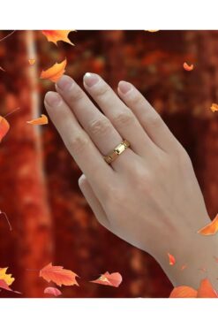 ilvesa shop İnce İtalyan Charm Yüzük Ayarlanabilir Et Sıkışmaz Model