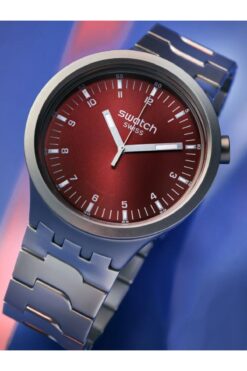 Swatch Scarlet Shimmer SB07S104G Erkek Kol Saati