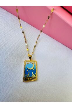 STAİNLES Çelik Tarot Kolye