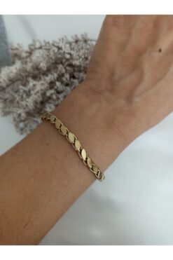 Jüpiterjewellery Çelik Arpa Zincir Bileklik