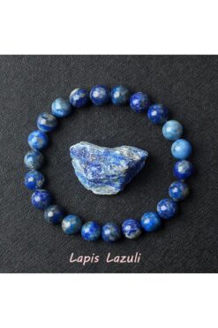 Perlavita Sertifikalı Gerçek Lapis Lazuli Doğal Taş Bilekliklerle