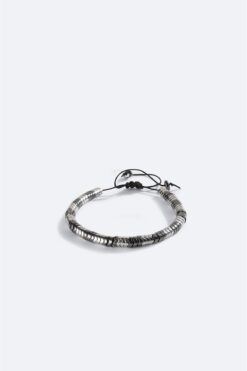 Avva Erkek Antrasit Hematit Taşlı Bileklik A42y9608