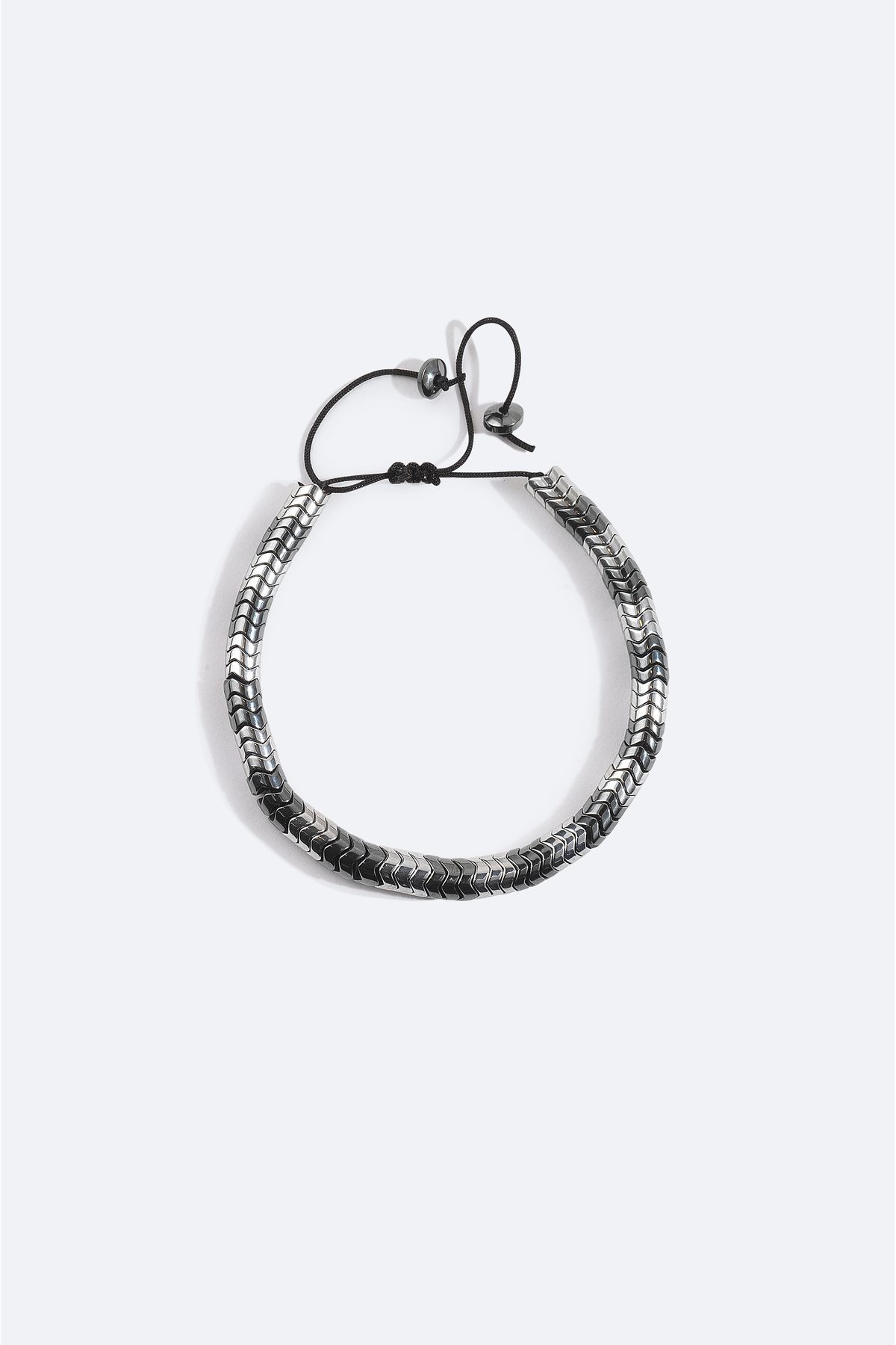 Avva Erkek Antrasit Hematit Taşlı Bileklik A42y9608 - Görsel 2