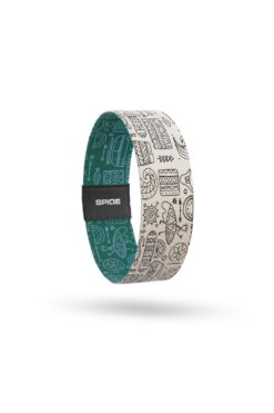 SPIQE Wanderlust - Geri Dönüşümlü Unisex Elastik Baskılı Bileklik Ve Hatırlatıcı Kart