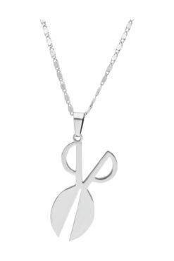 Forentina Erkek Çelik Makas Kolye - 55 Cm Zincir Ps0628