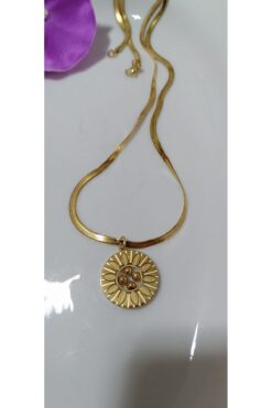 DİDAMACCESSORİES ÇELİK GOLD KOLYE
