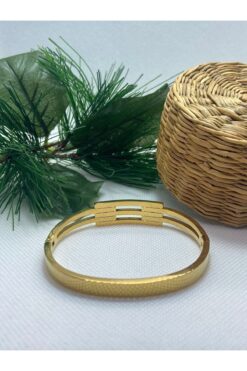 JEWELRY Çelik Kaburga Kelepçe Bileklik Kararmaz