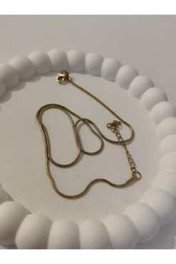 Bellys Jewelry Çelik Yılan Zincir Kolye