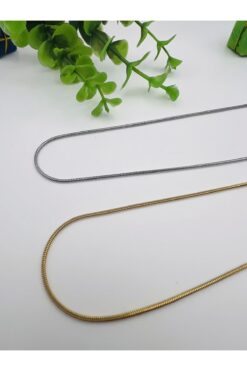 Badiva.Co Çelik İnce Zincir Kolye - Ünisex Kolye