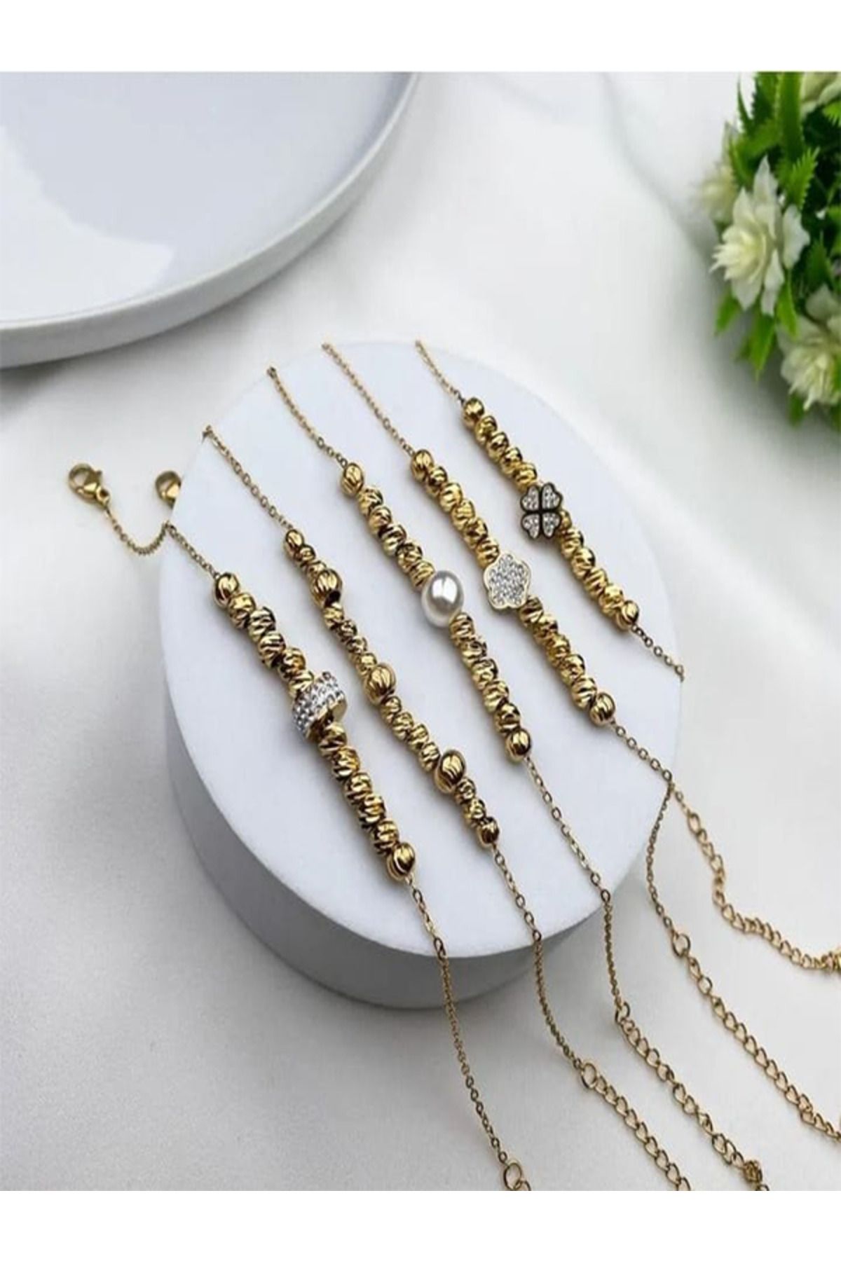 fiore fashion Dorika Ince Bileklik Çelik Paslanmaz 316 L - Görsel 2