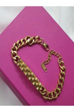 fiore fashion UNISEX Stainless Rolex Klasik Zincir Kordon Tip Çelik Bileklik