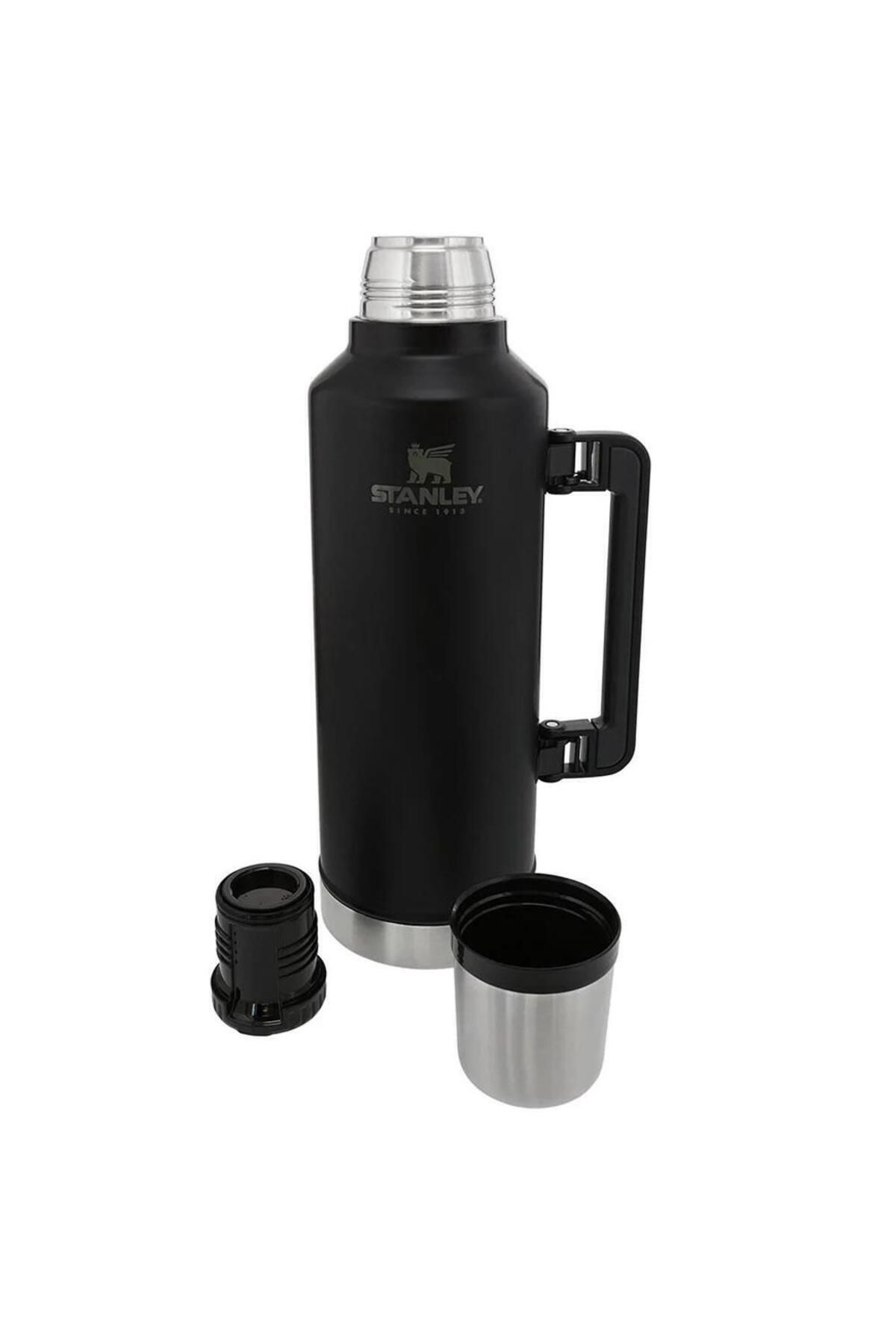 Stanley 10-07935-045 Klasik Vakumlu 2.3 Litre Çelik Termos - Siyah - Görsel 2