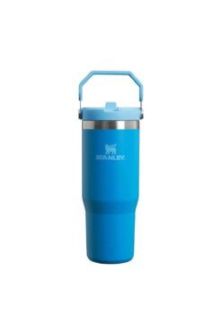 Stanley The IceFlow Flip Straw Pipetli Termos Bardak 0,89 LT (30 OZ) - Azure