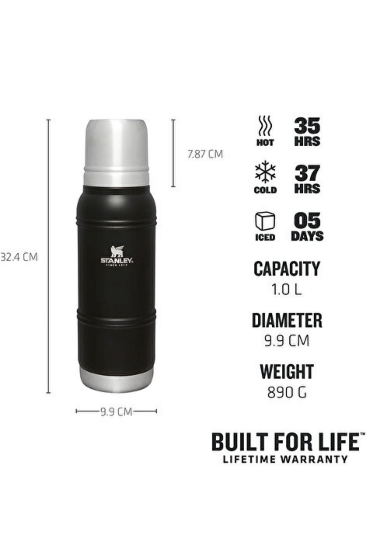Stanley The Artisan Thermal Bottle Termos 1.0l - 1.1 Qt 10-11428-005 - Görsel 2