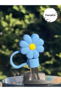 Stanley Termos Uyumlu Çiçekli Aksesuar/ Pipet Koruyucu/ Çiçek Pipet Kılıfı/ Pipet Tıpası