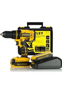 Stanley SBD20S2K Kömürsüz 18Volt/1,5Ah Li-ion Çift Akülü Profesyonel Vidalama