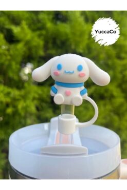 Stanley Termos Uyumlu Cinnamoroll Aksesuar/Tavşan Pipet Koruyucu/Pipet Kılıfı/ Pipet Tıpası