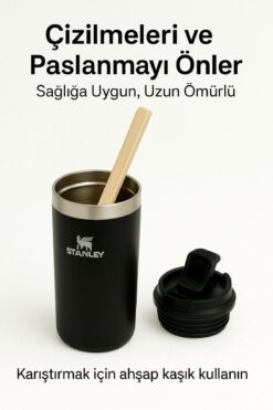 Stanley - Çizik Önleyici Tahta Uzun Kahve Kaşığı