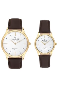 Nacar Yeni Sezon Çift/Düğün/Nişan Kol Saati
