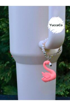 Stanley Flamingo Termos Uyumlu Aksesuar/Termos Charm/Termos süsü