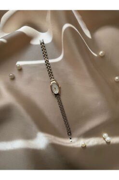 rubsey Retro Minimal Boncuk Kordon Vintage Kadın Kol Saati