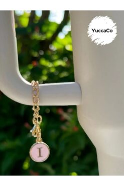 Stanley I Harfli Pembe Termos Uyumlu Aksesuar/I Harfi Termos Charm/Harf Termos süsü