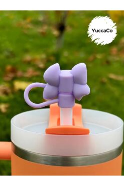 Stanley Termos Uyumlu Fiyonk Aksesuar/Fiyonklu Pipet Koruyucu Pipet Kılıfı/Pipet Tıpası