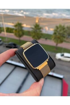 ÇENÇEN Kadın Çelik Dijital Led Dokunmatik Kol Saati