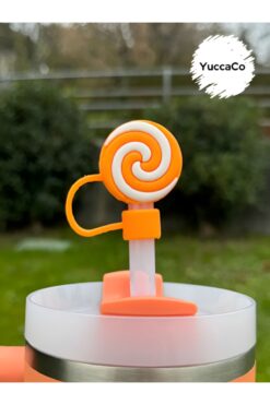 Stanley Termos Uyumlu Lolipop Aksesuar/ Şeker Pipet Koruyucu/ Lolipoplu Pipet Kılıfı/ Pipet Tıpası