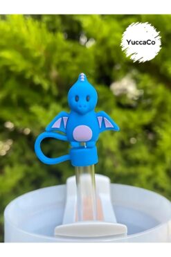 Stanley Termos Uyumlu Ejderha Aksesuar/Ejderhalı Pipet Koruyucu/Pipet Kılıfı/ Pipet Tıpası