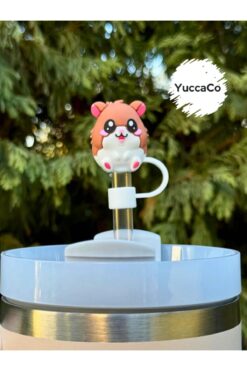 Stanley Hamster Termos Aksesuar/Hamsterlı Pipet Koruyucu/Fare Pipet Kılıfı/Pipet Tıpası
