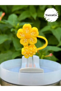 Stanley Çiçekli Termos Aksesuar/Çiçek Pipet Koruyucu/Pipet Kılıfı/Pipet Tıpası