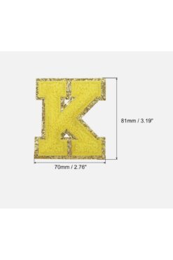 Stanley Termos Uyumlu K Harfi Sarı Sticker