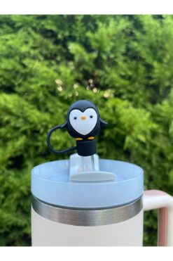Stanley Termos Uyumlu Penguen Aksesuar/Penguenli Pipet Koruyucu/Pipet Kılıfı/ Pipet Tıpası