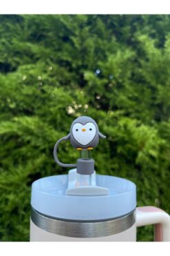 Stanley Termos Uyumlu Penguen Aksesuar/Penguenli Pipet Koruyucu/Pipet Kılıfı/ Pipet Tıpası
