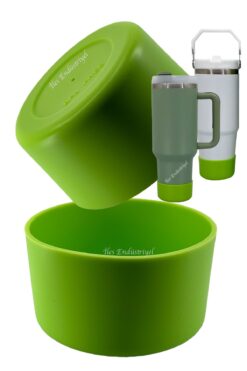 Stanley Quencher & Iceflow Kaymaz Silikon Kupa Termos Taban Koruyucu, Yeşil 1 Adet