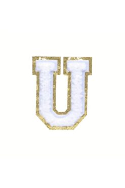 Stanley Termos Uyumlu U Harfi Beyaz Sticker
