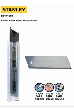 Stanley Maket Bıçağı Yedeği 110x18 Mm 10'lu 1-11-301 754 31 - 754 31