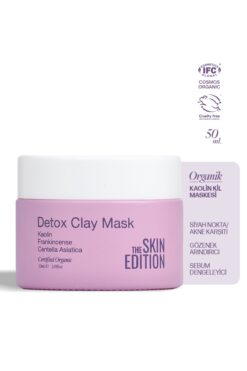 The Skin Edition Organik Sertifikalı Kaolin Kil Maskesi 50 ml | Siyah Nokta Karşıtı, Gözenek Arındırıcı, Dengeleyici