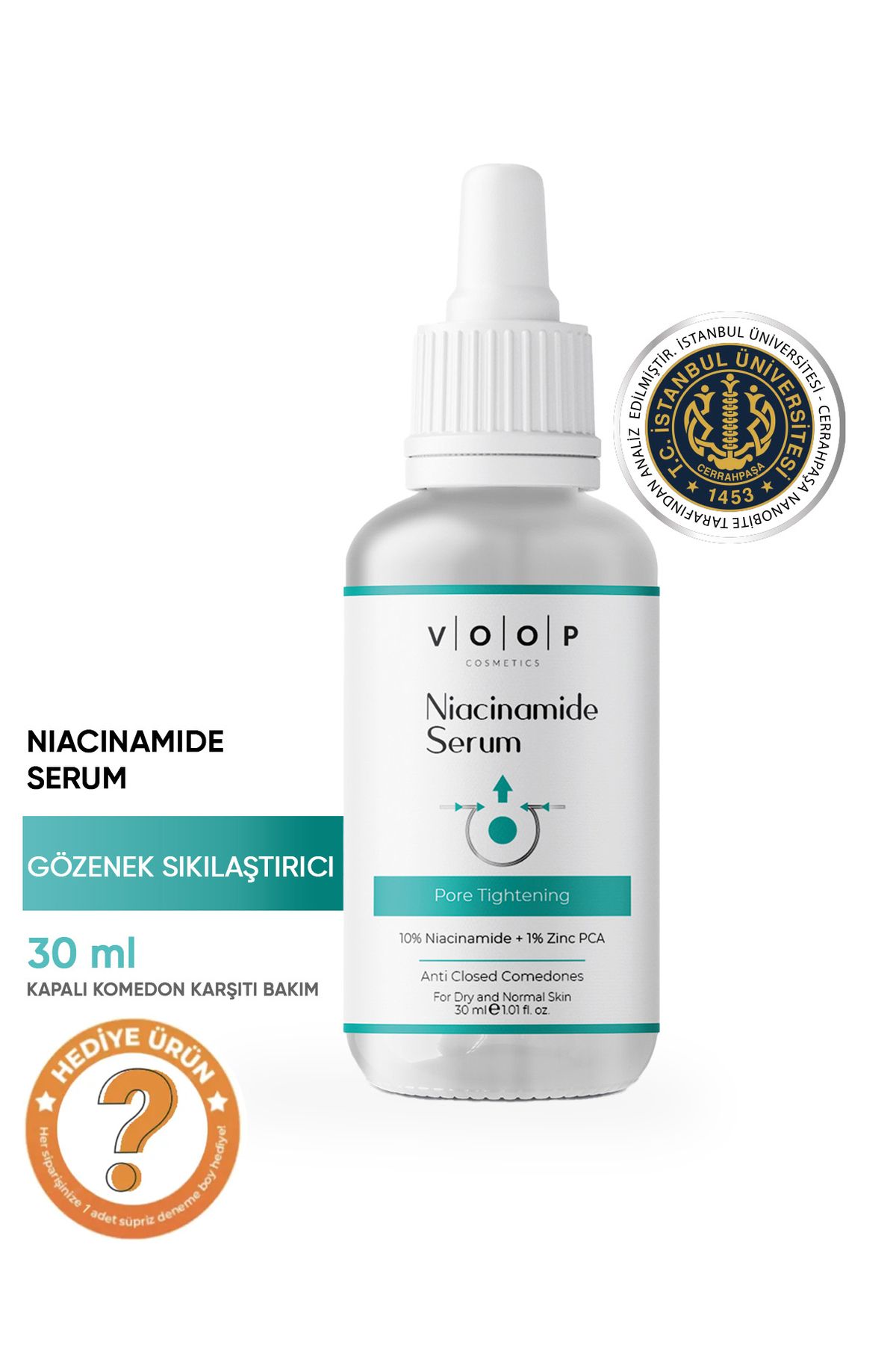 VOOP %10 Niacinamid Serum 30 ml | Gözenek Sıkılaştırıcı Cilt Bakım Serumu
