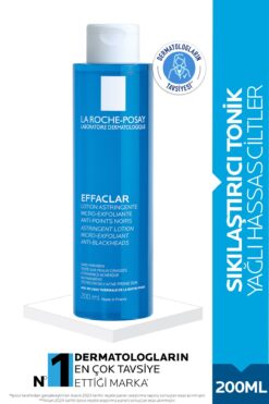 La Roche Posay Effaclar Yağlı,Akne/Sivilceye Eğilimli Ciltler İçin Salisilik Asit İçeren Tonik 200ml